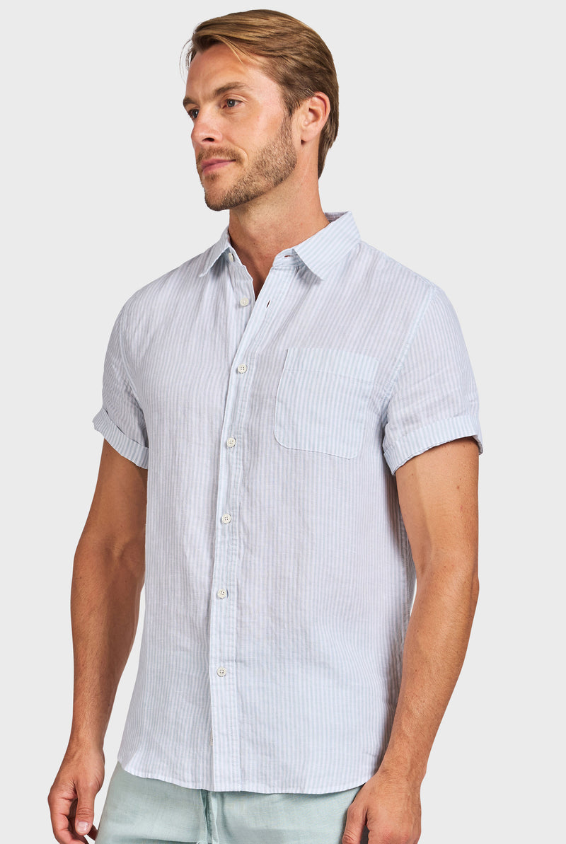 Rory Short Sleeve Linen Shirt