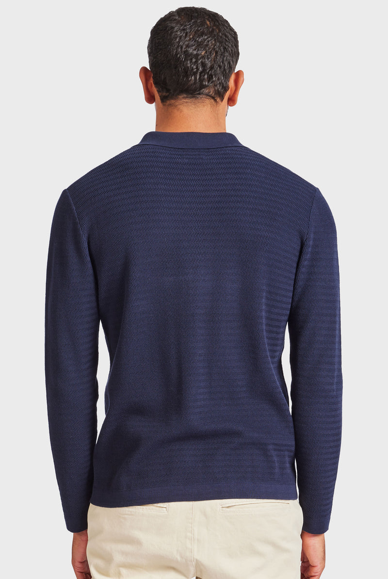 Ross Stripe LS Knit Shirt