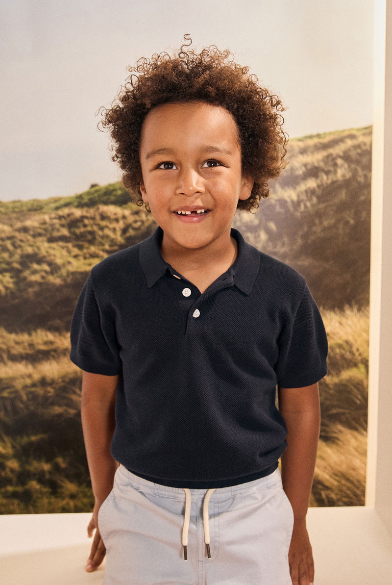 Kids Riley Knit Polo