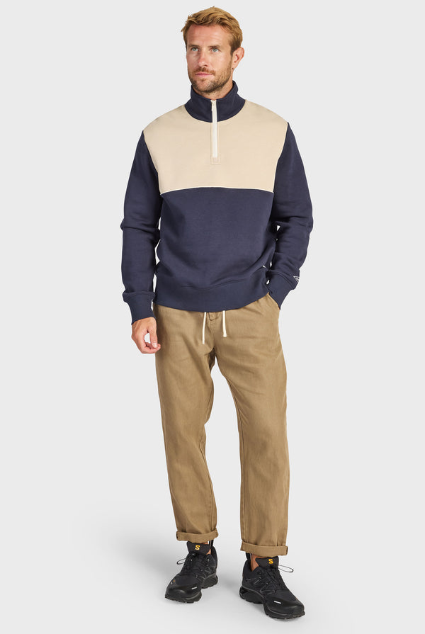 Academy Spliced 1/4 Zip Sweat