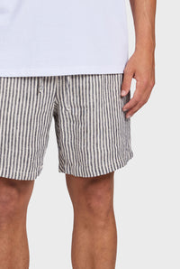 Stripe Riviera Linen Short