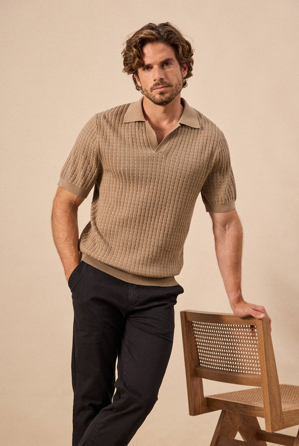 Sanders Knit Polo