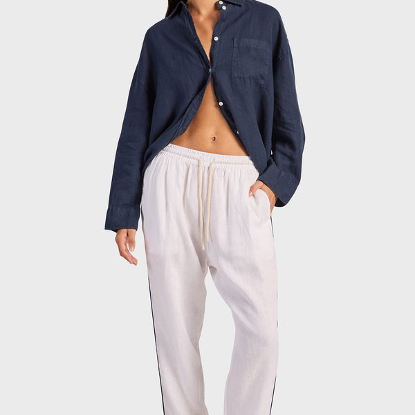パンツ tolight used linen line pants Cathrine Linen Pants - White – TULIO Fashion