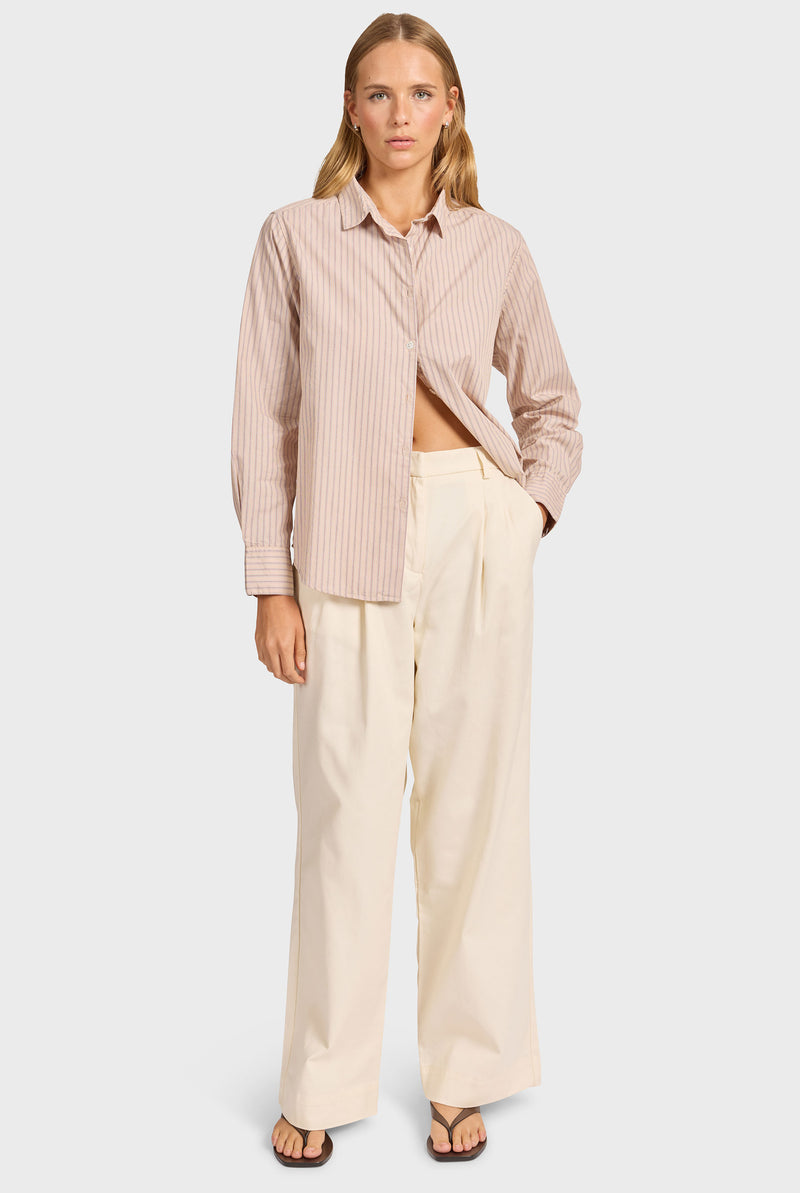Alma Stripe Poplin Shirt