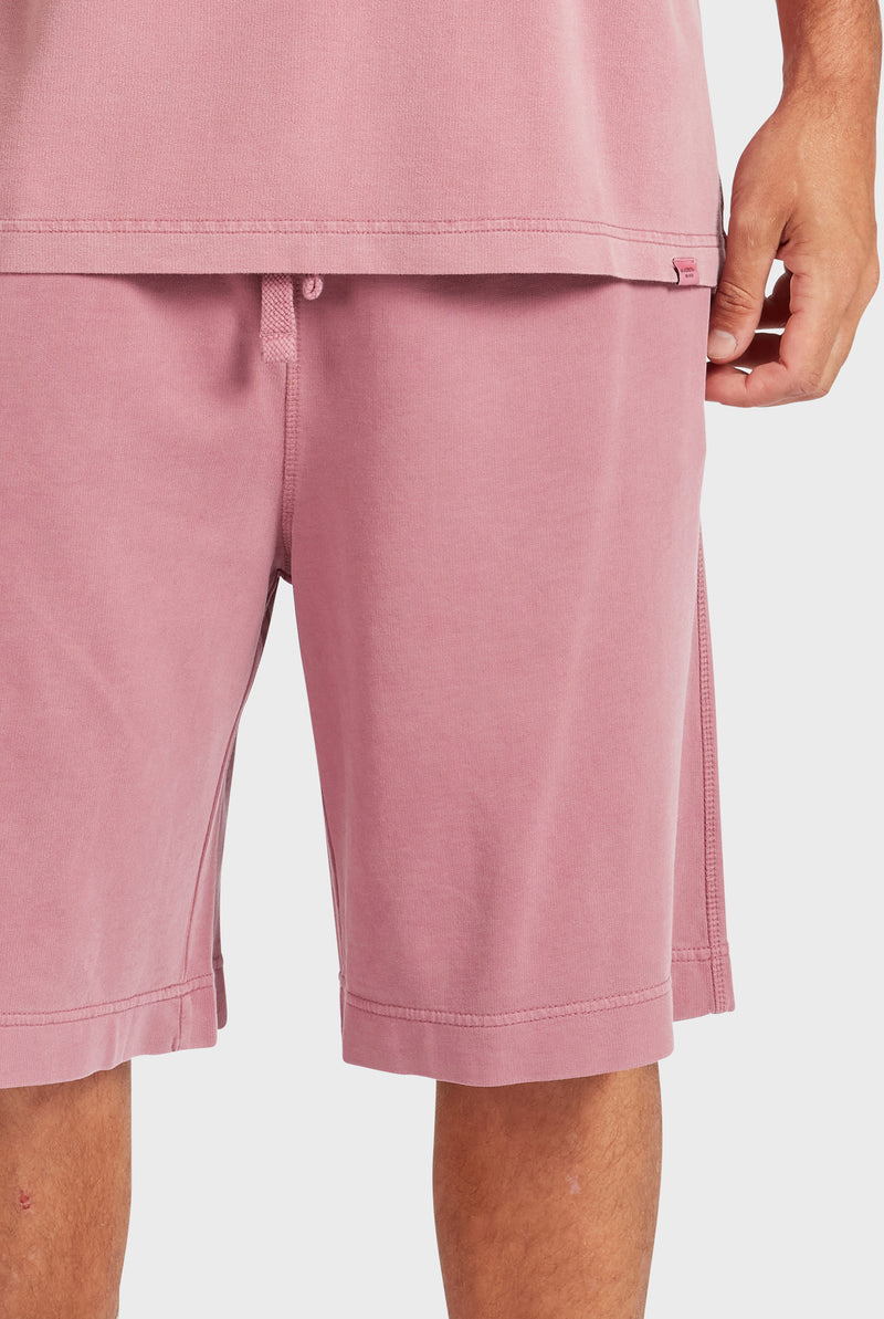 Mens pink sales sweat shorts