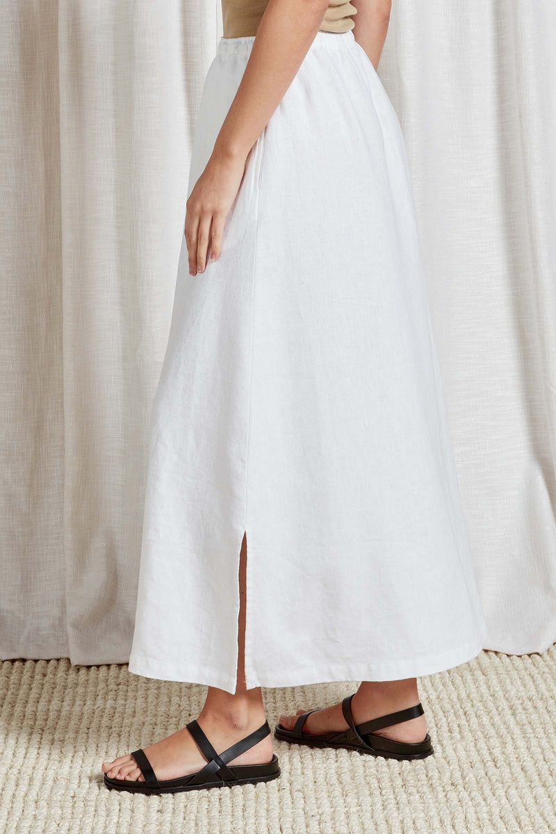 Hampton Linen Skirt
