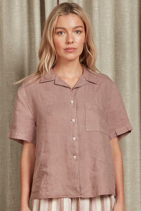 Vacation SS Linen Shirt