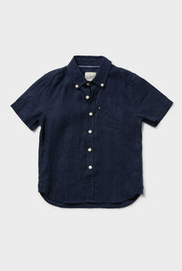 Kids Hampton SS Linen Shirt