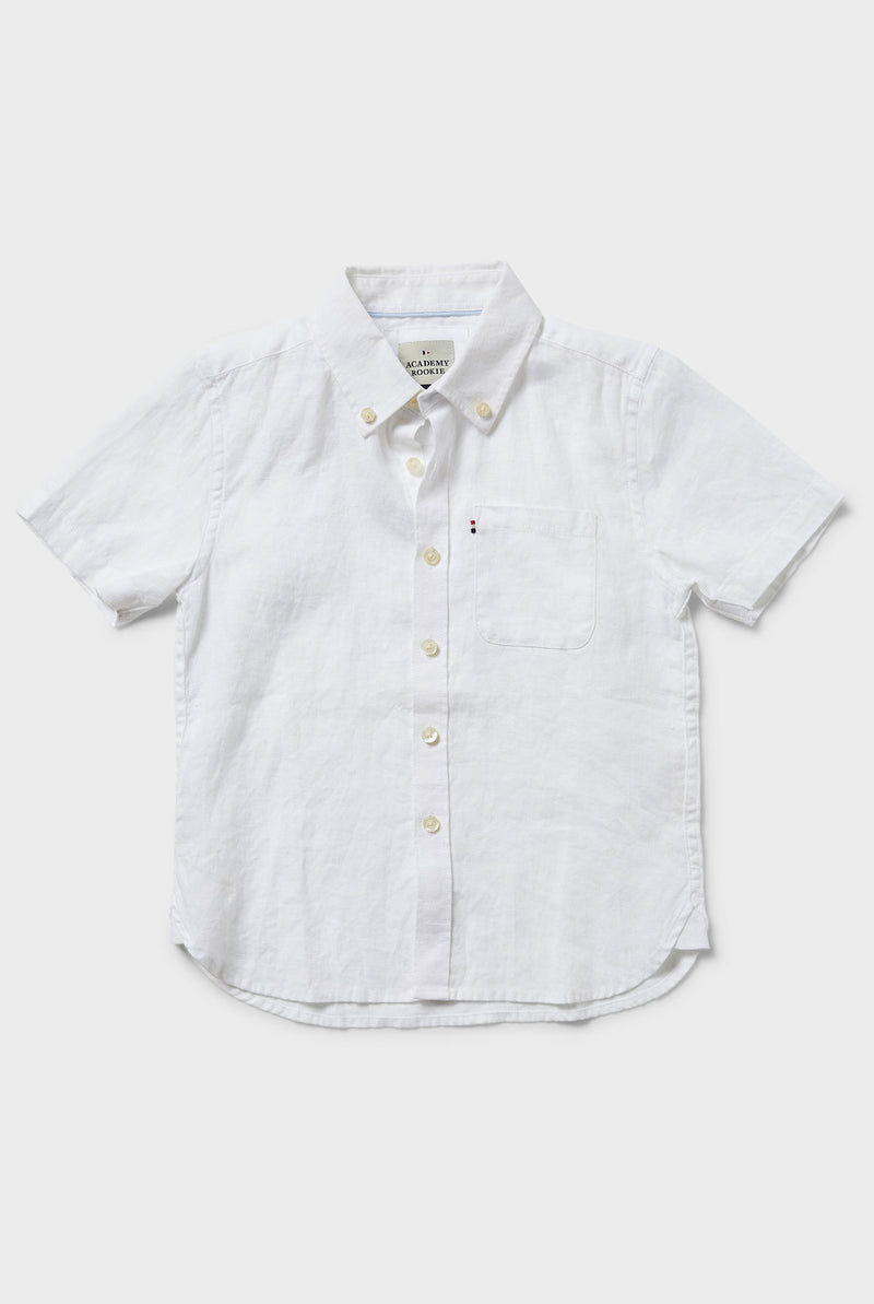 Kids Hampton SS Linen Shirt