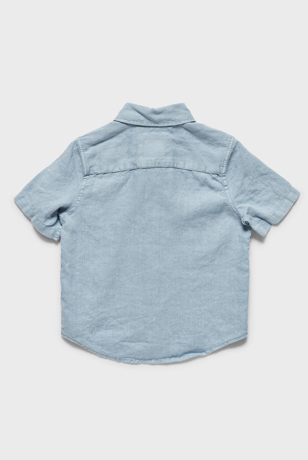 Kids Hampton SS Linen Shirt